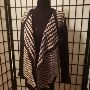 Sioni Warm and cozy Open Thick sweater cardigan